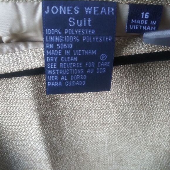 JONES WEAR SUIT SKIRT - GOLD - Picture 3 of 5